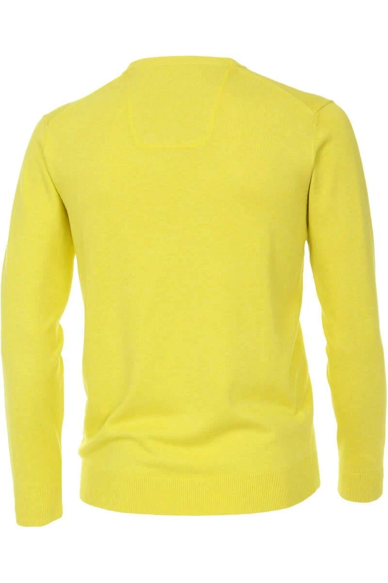 Casa Moda Herren Pullover V-Ausschnitt Gelb 5 Casa Moda Herren Pullover V-Ausschnitt Gelb – Bild 3