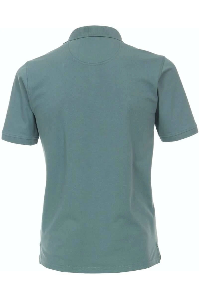 Casa Moda Casual Fit Poloshirt Blau, Einfarbig 6 Casa Moda Casual Fit Poloshirt Blau, Einfarbig – Bild 4