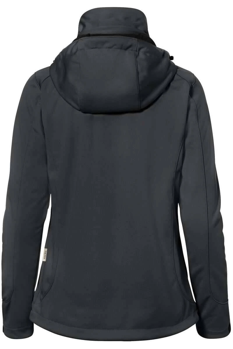 HAKRO 248 Regular Fit Damen SoftshelljackeKapuze (abnehmbar) Anthrazit 6 HAKRO 248 Regular Fit Damen SoftshelljackeKapuze (abnehmbar) Anthrazit – Bild 4