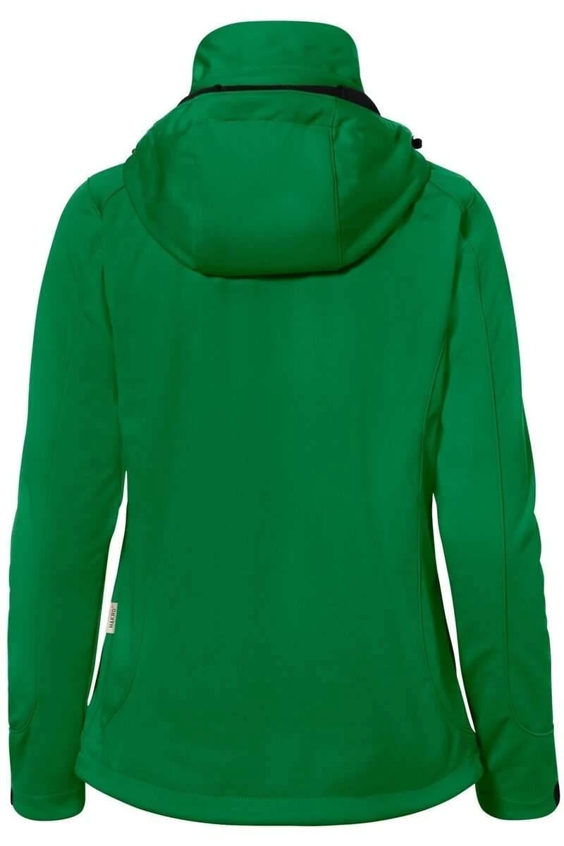 HAKRO 248 Regular Fit Damen SoftshelljackeKapuze (abnehmbar) Dunkelgrün 6 HAKRO 248 Regular Fit Damen SoftshelljackeKapuze (abnehmbar) Dunkelgrün – Bild 4