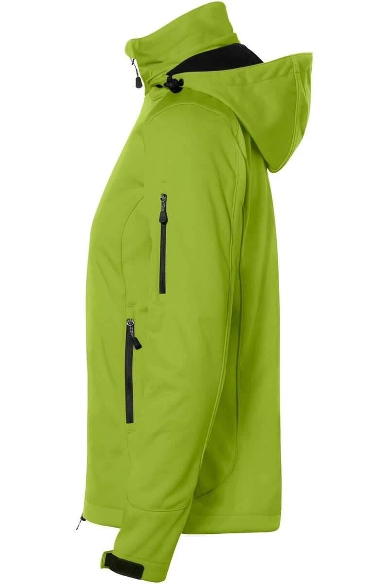 HAKRO 248 Regular Fit Damen SoftshelljackeKapuze (abnehmbar) Kiwi 5 HAKRO 248 Regular Fit Damen SoftshelljackeKapuze (abnehmbar) Kiwi – Bild 3