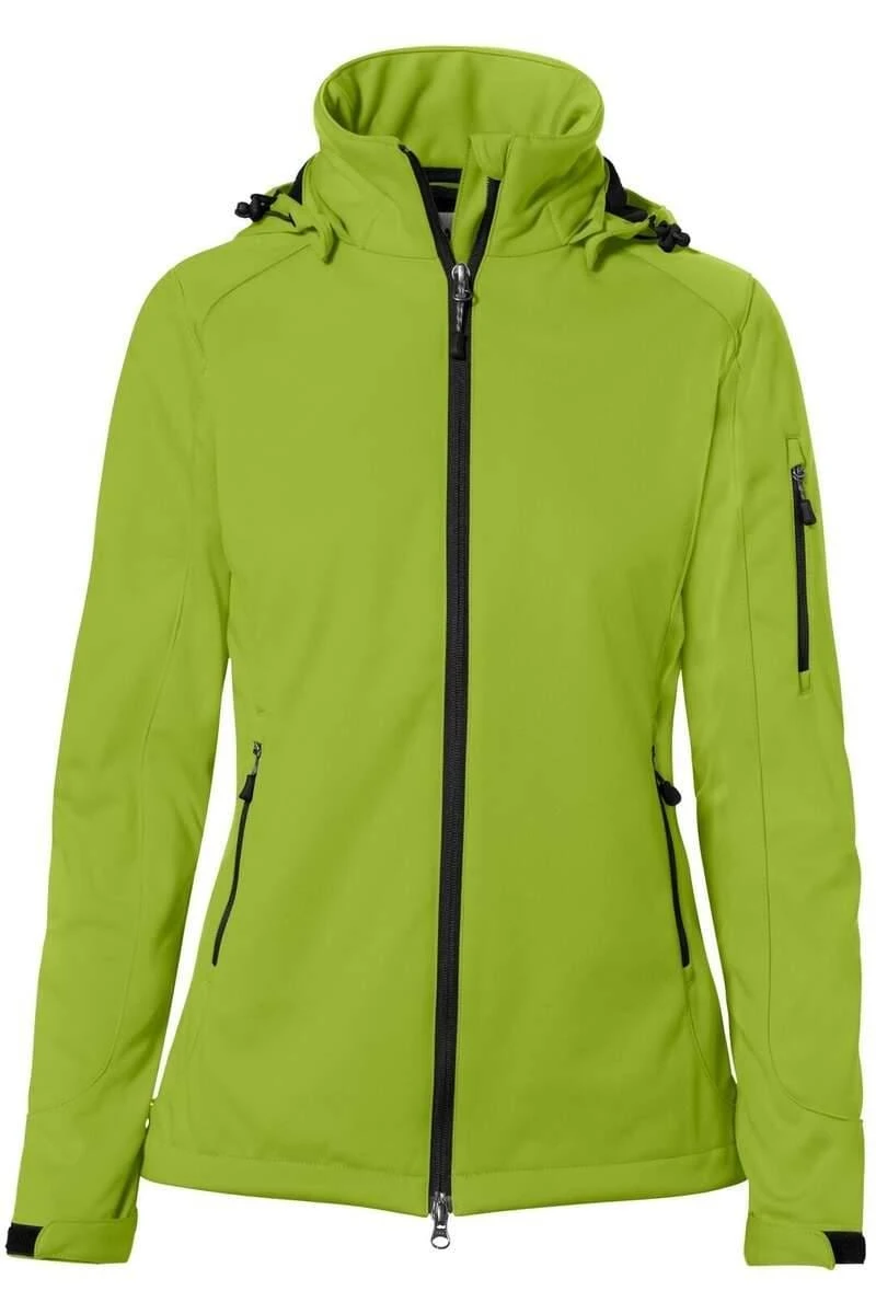 HAKRO 248 Regular Fit Damen SoftshelljackeKapuze (abnehmbar) Kiwi 3 HAKRO 248 Regular Fit Damen SoftshelljackeKapuze (abnehmbar) Kiwi