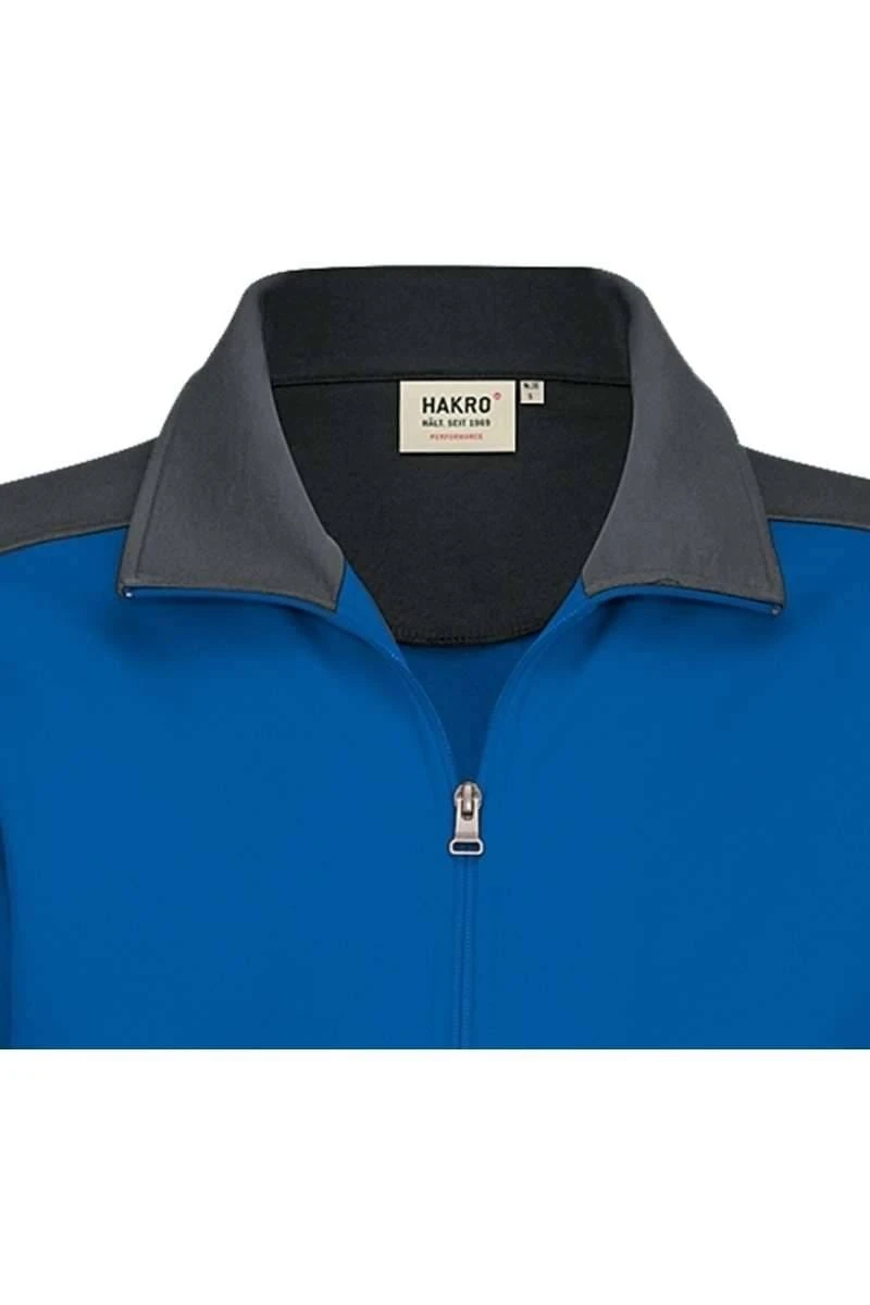 HAKRO 477 Comfort Fit SweatjackeZip Royal/anthrazit 4 HAKRO 477 Comfort Fit SweatjackeZip Royal/anthrazit – Bild 2