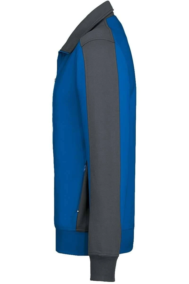 HAKRO 477 Comfort Fit SweatjackeZip Royal/anthrazit 5 HAKRO 477 Comfort Fit SweatjackeZip Royal/anthrazit – Bild 3