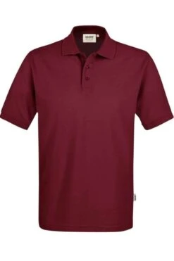 HAKRO Performance Regular Fit Poloshirt Weinrot, Einfarbig