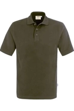 HAKRO Performance Regular Fit Poloshirt Olive, Einfarbig