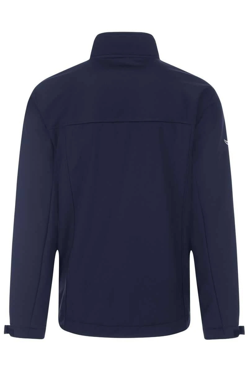 TRIGEMA Comfort Fit Herren SoftshelljackeZip Navy 5 TRIGEMA Comfort Fit Herren SoftshelljackeZip Navy – Bild 3
