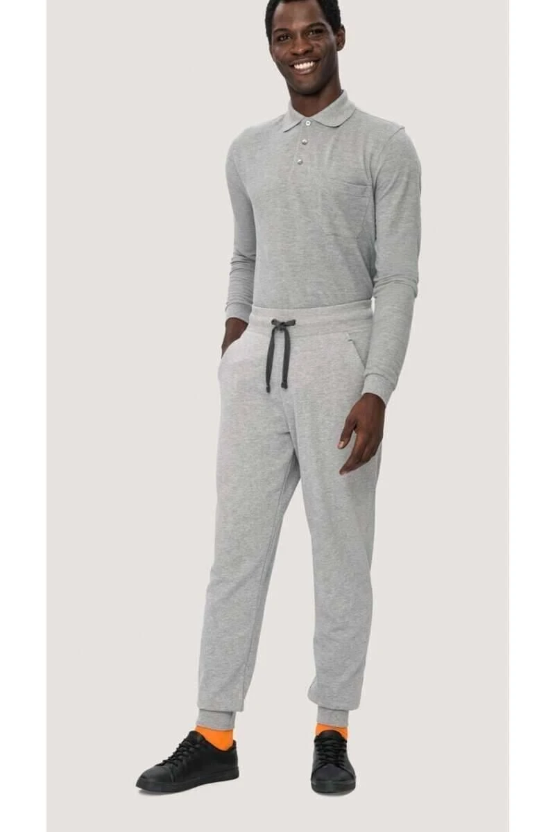 HAKRO Regular Fit Jogginghose Grau 4 HAKRO Regular Fit Jogginghose Grau – Bild 2