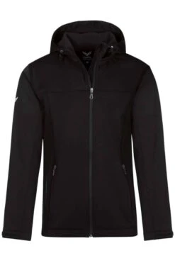 TRIGEMA Comfort Fit Herren SoftshelljackeZip Schwarz