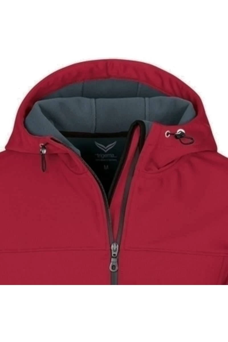 TRIGEMA Comfort Fit Herren SoftshelljackeZip Rubin 4 TRIGEMA Comfort Fit Herren SoftshelljackeZip Rubin – Bild 2