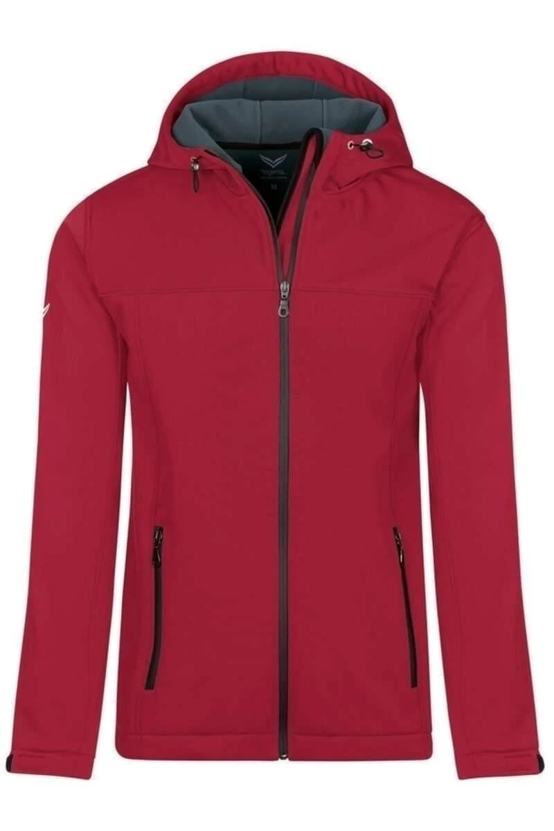 TRIGEMA Comfort Fit Herren SoftshelljackeZip Rubin 3 TRIGEMA Comfort Fit Herren SoftshelljackeZip Rubin