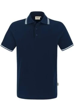 HAKRO 805 Regular Fit Poloshirt Dunkelblau/weiss, Zweifarbig