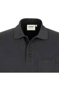 HAKRO 812 Comfort Fit Poloshirt Karbongrau, Einfarbig -Pullover Geschäft 0812 064 1 800 1200x1200