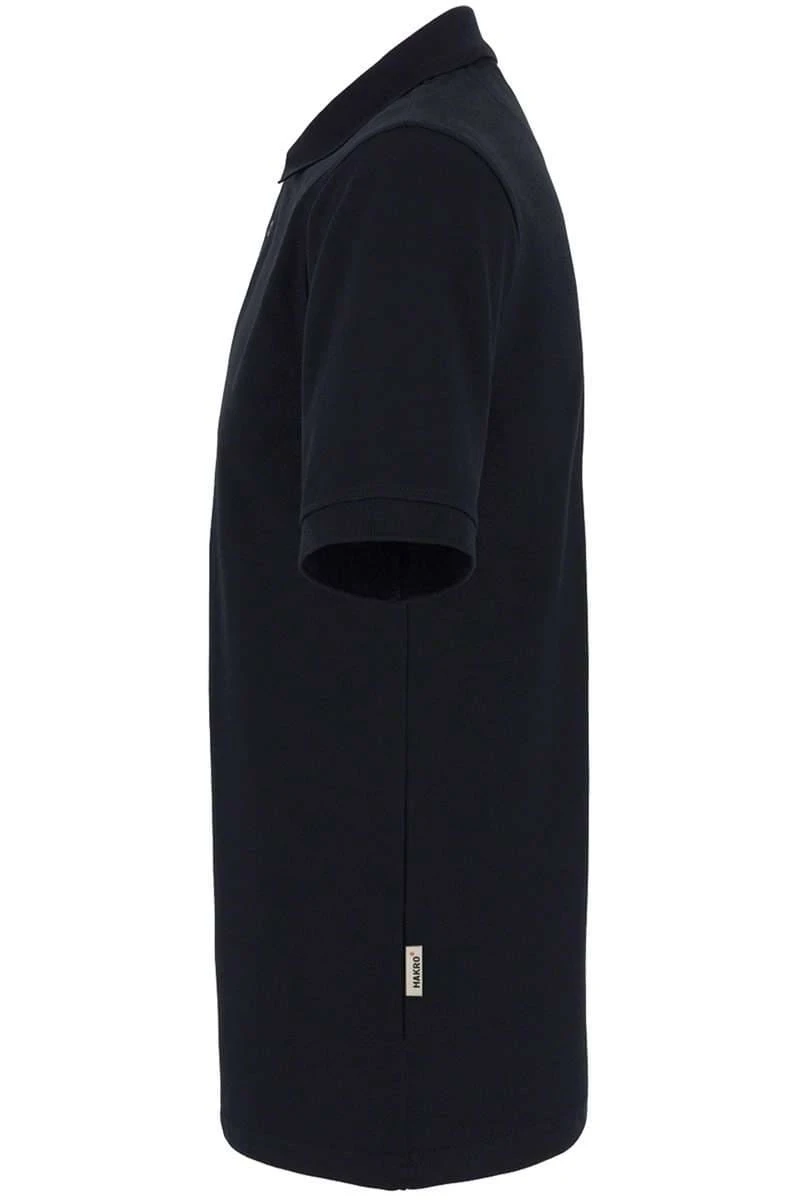 HAKRO 816 Comfort Fit Poloshirt Schwarz, Einfarbig 5 HAKRO 816 Comfort Fit Poloshirt Schwarz, Einfarbig – Bild 3