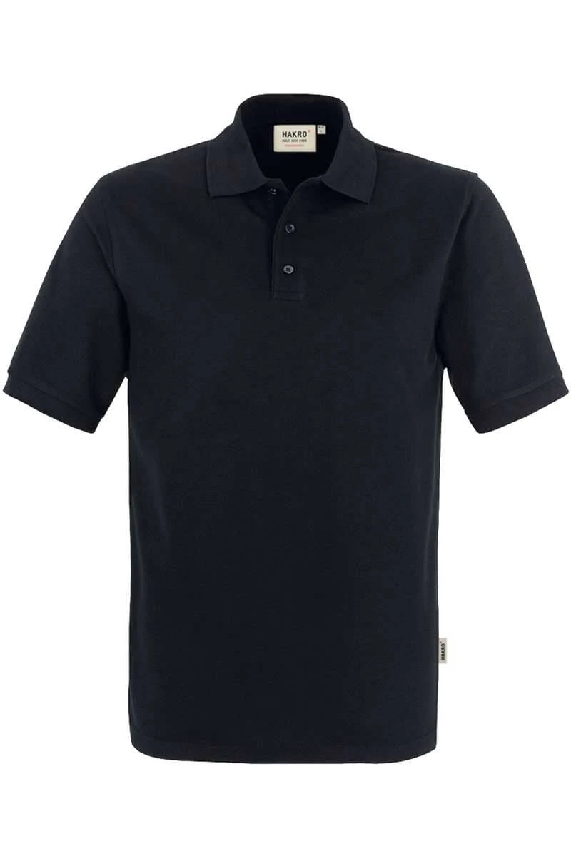 HAKRO 816 Comfort Fit Poloshirt Schwarz, Einfarbig 3 HAKRO 816 Comfort Fit Poloshirt Schwarz, Einfarbig