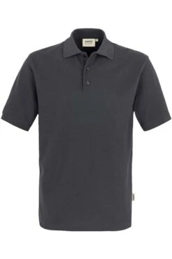 HAKRO 816 Comfort Fit Poloshirt Anthrazit, Einfarbig