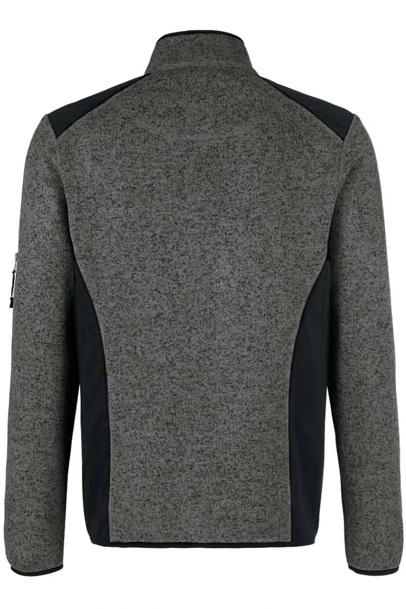 HAKRO 836 Regular Fit Herren Fleecejacke Zip Anthrazit 6 HAKRO 836 Regular Fit Herren Fleecejacke Zip Anthrazit – Bild 4