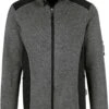 HAKRO 836 Regular Fit Herren Fleecejacke Zip Anthrazit
