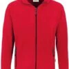 HAKRO 840 Regular Fit Herren Fleecejacke Zip Rot 1 HAKRO 840 Regular Fit Herren Fleecejacke Zip Rot -Pullover Geschäft 0840 002 800 1200x1200