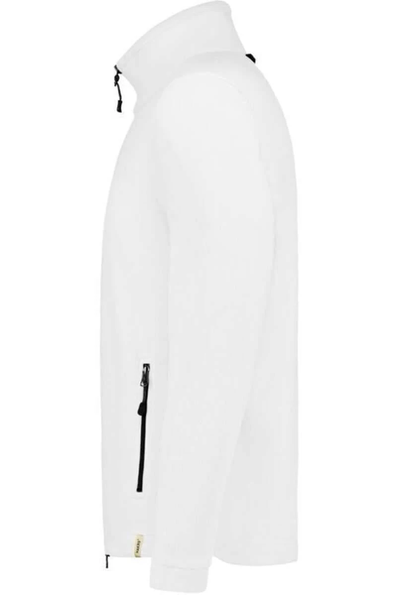 HAKRO Function Regular Fit Herren Fleecejacke Weiss 4 HAKRO Function Regular Fit Herren Fleecejacke Weiss – Bild 2
