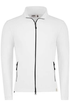 HAKRO Function Regular Fit Herren Fleecejacke Weiss