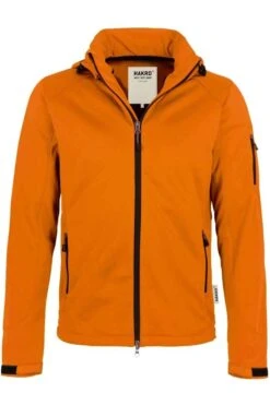 HAKRO 848 Regular Fit Herren SoftshelljackeZip Orange