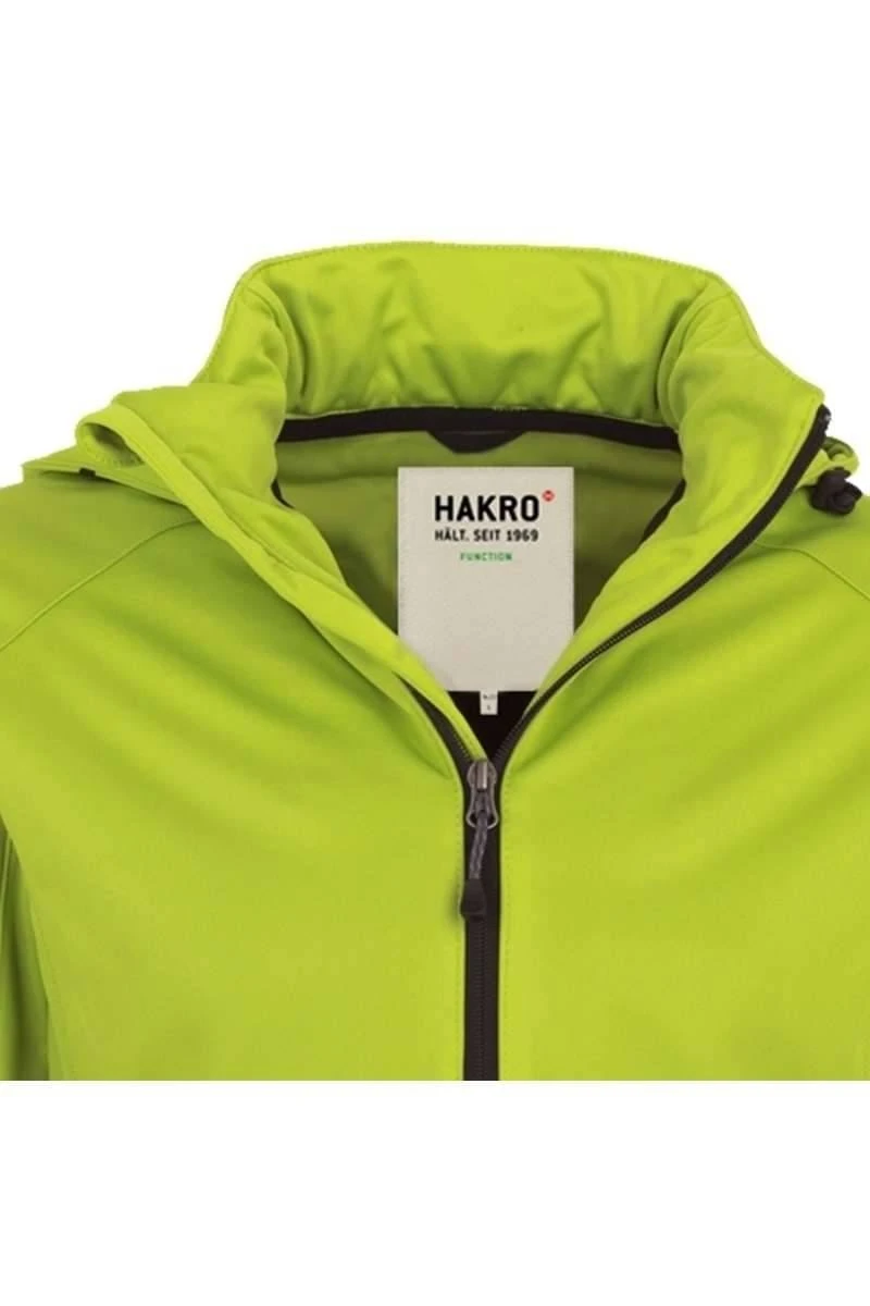 HAKRO 848 Regular Fit Herren SoftshelljackeZip Kiwi 4 HAKRO 848 Regular Fit Herren SoftshelljackeZip Kiwi – Bild 2