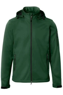 HAKRO Regular Fit Herren Softshelljacke Tanne