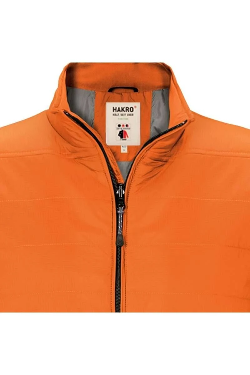 HAKRO 851 Regular Fit Herren Steppjacke Orange 4 HAKRO 851 Regular Fit Herren Steppjacke Orange – Bild 2