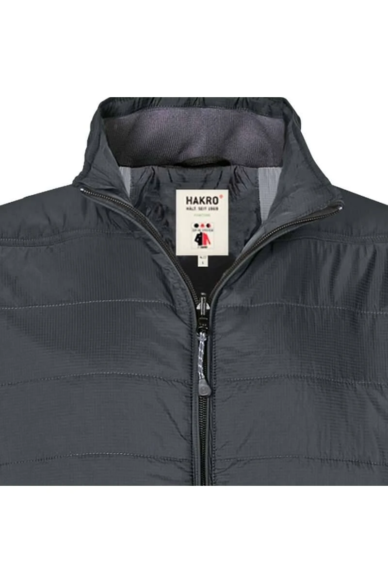 HAKRO 851 Regular Fit Herren Steppjacke Anthrazit 4 HAKRO 851 Regular Fit Herren Steppjacke Anthrazit – Bild 2