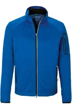 HAKRO 856 Regular Fit Herren SoftshelljackeZip Royal