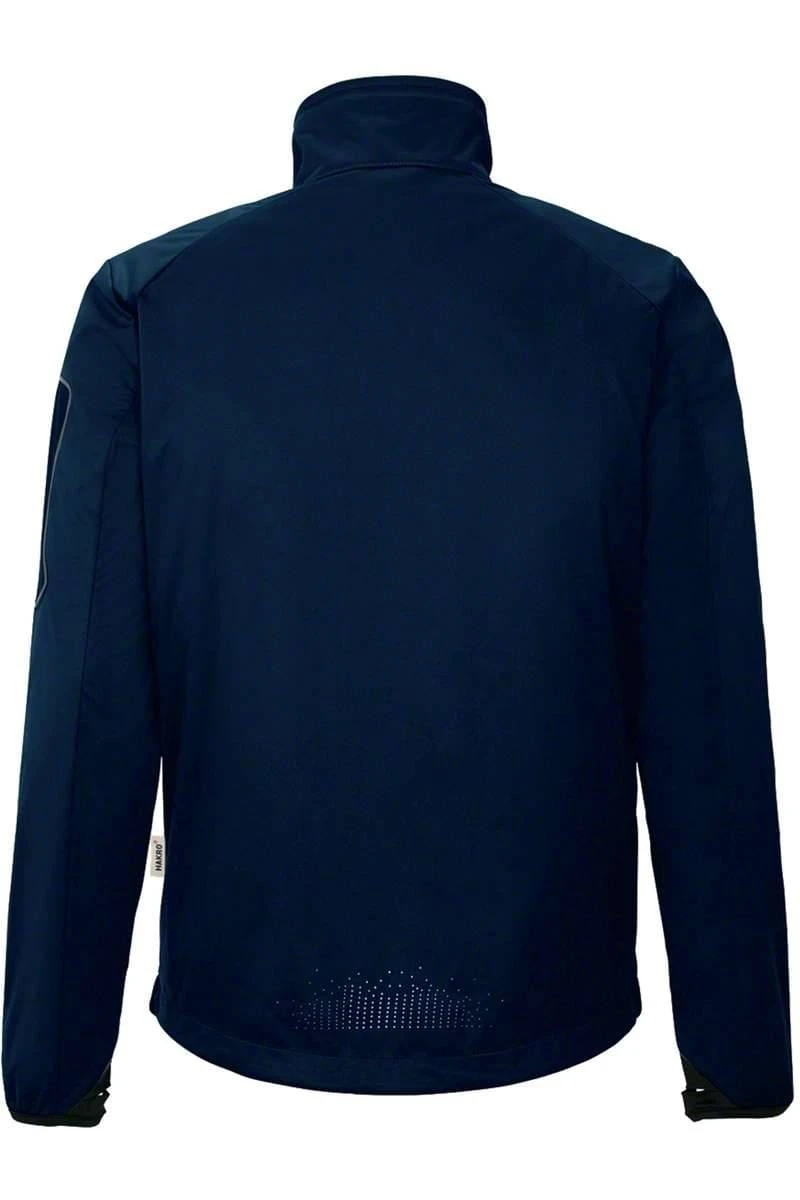 HAKRO 856 Regular Fit Herren SoftshelljackeZip Nachtblau 6 HAKRO 856 Regular Fit Herren SoftshelljackeZip Nachtblau – Bild 4