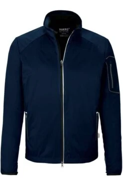 HAKRO 856 Regular Fit Herren SoftshelljackeZip Nachtblau