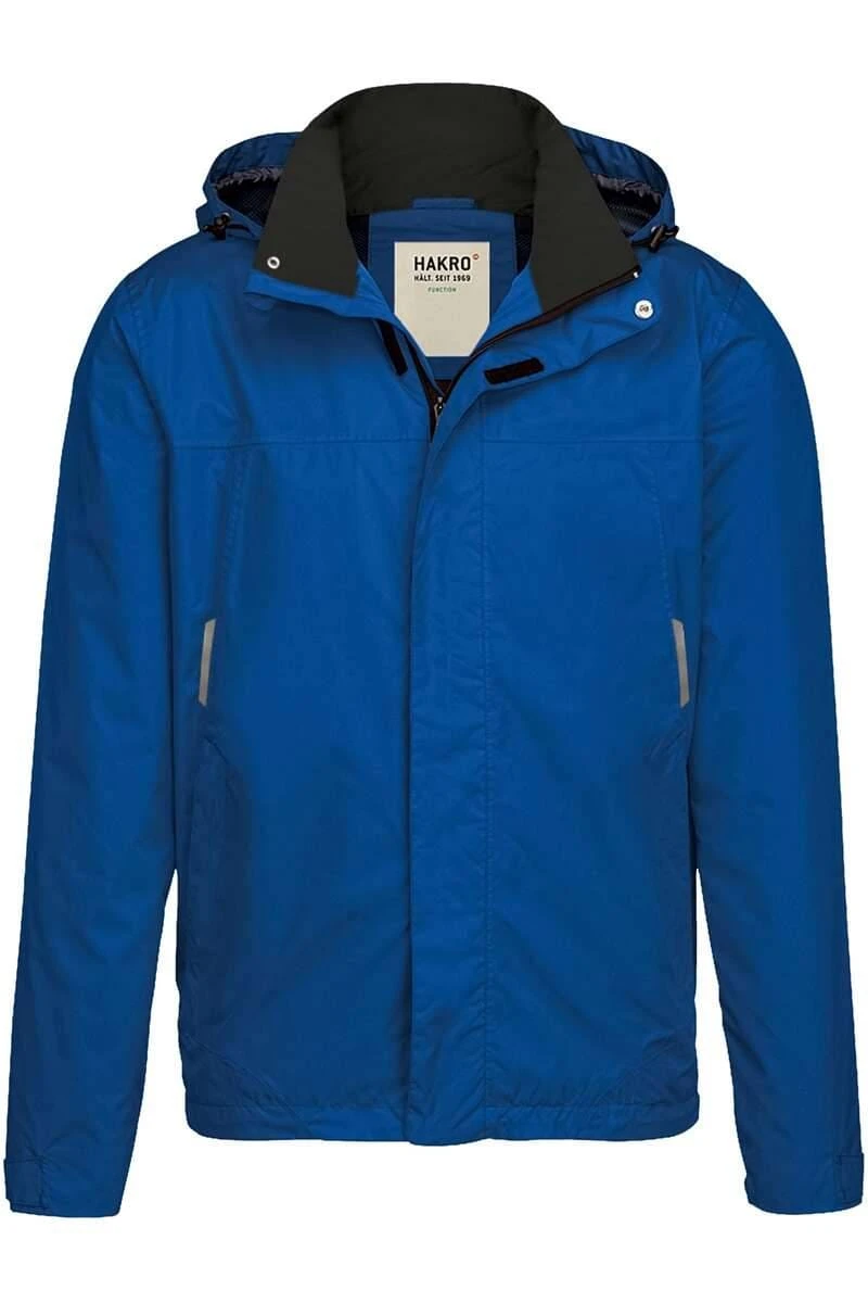 HAKRO 862 Regular Fit RegenjackeKapuze Royalblau 3 HAKRO 862 Regular Fit RegenjackeKapuze Royalblau