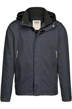 HAKRO 862 Regular Fit RegenjackeKapuze Anthrazit