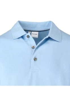 OLYMP Modern Fit Poloshirt Hellblau, Einfarbig 5 OLYMP Modern Fit Poloshirt Hellblau, Einfarbig -Pullover Geschäft 0862 12 11 1 800 1200x1200