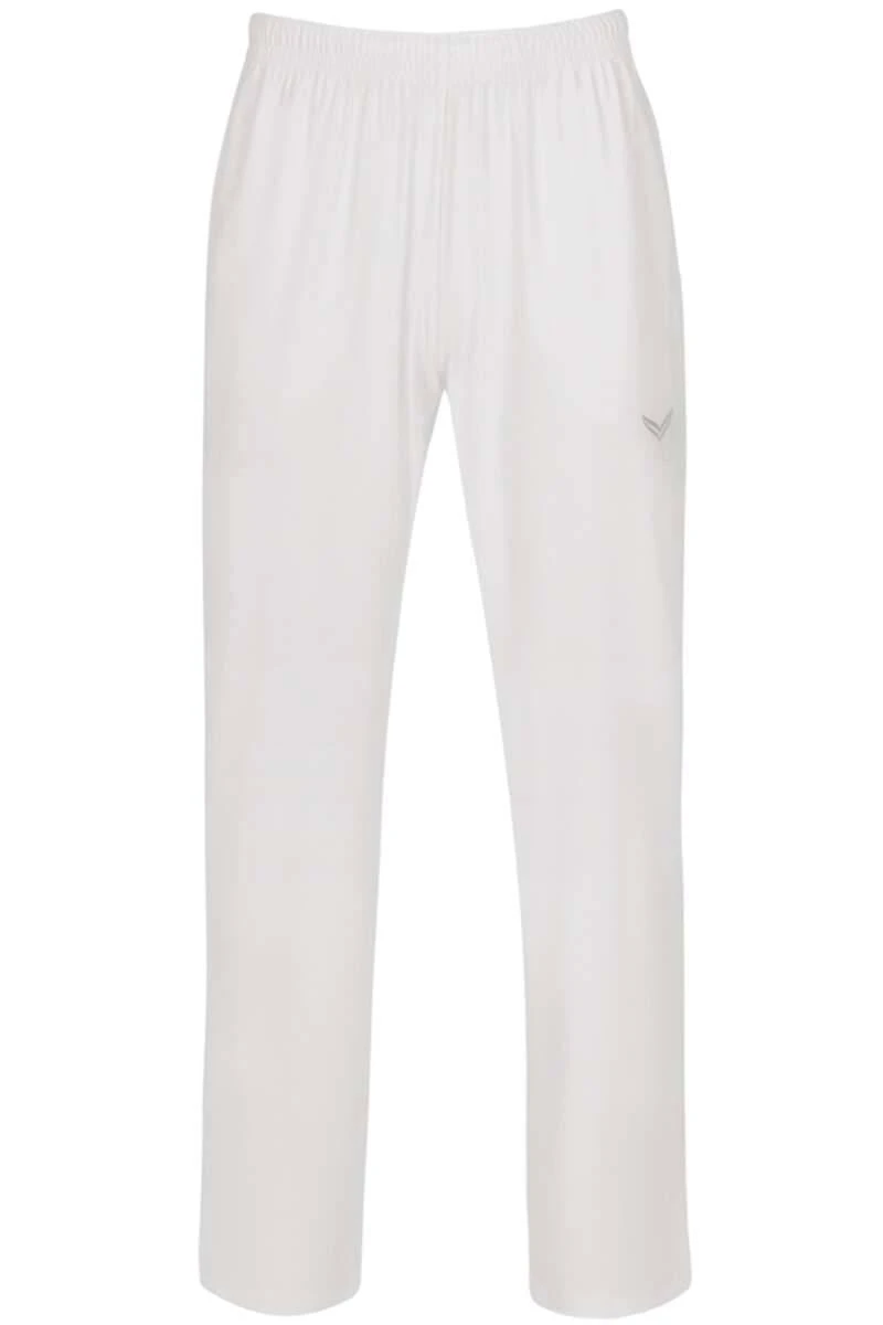 TRIGEMA Slim Fit Herren Freizeithose Weiss 3 TRIGEMA Slim Fit Herren Freizeithose Weiss