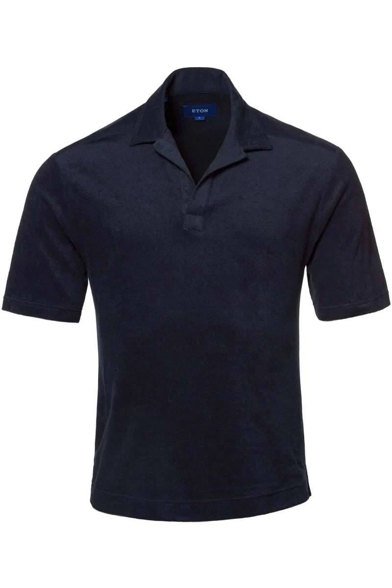 ETON Slim Fit Poloshirt Navy, Einfarbig 3 ETON Slim Fit Poloshirt Navy, Einfarbig