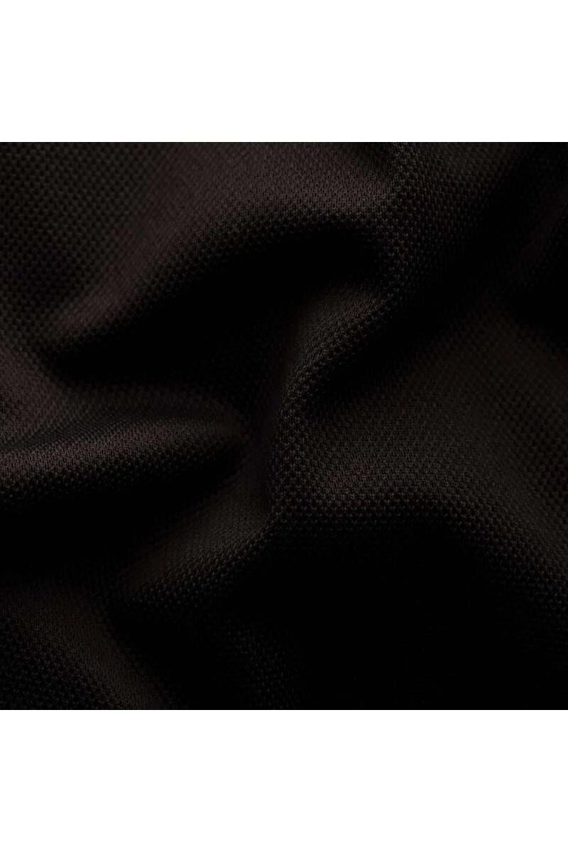 ETON Slim Fit Longsleeve Poloshirt Schwarz, Einfarbig 5 ETON Slim Fit Longsleeve Poloshirt Schwarz, Einfarbig – Bild 3