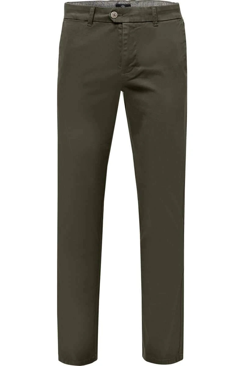 Fynch-Hatton Modern Fit Herren Chino Olive,Einfarbig 3 Fynch-Hatton Modern Fit Herren Chino Olive,Einfarbig