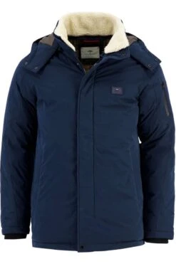 Fynch-Hatton Casual Fit Herren ParkaKapuze (abnehmbar) Navy