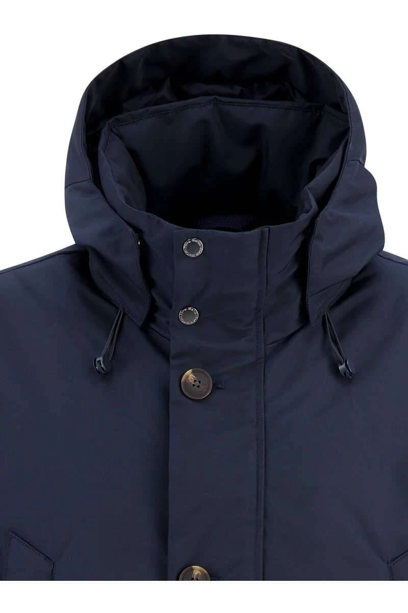 Fynch-Hatton Modern Fit Herren ParkaKapuze Navy 4 Fynch-Hatton Modern Fit Herren ParkaKapuze Navy – Bild 2