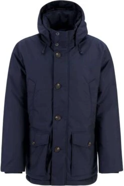 Fynch-Hatton Modern Fit Herren ParkaKapuze Navy