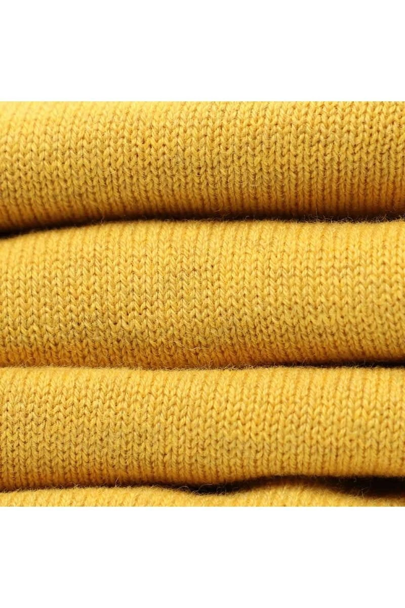 Marvelis Modern Fit Herren Pullover V-Ausschnitt Gelb 6 Marvelis Modern Fit Herren Pullover V-Ausschnitt Gelb – Bild 4