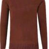 Marvelis Casual Modern Fit Herren Pullover V-Ausschnitt Rotbraun