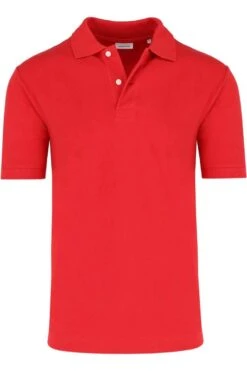 Seidensticker Regular Fit Poloshirt Rot, Einfarbig