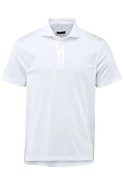 Van Laack Meisterwerk Tailor Fit Poloshirt Weiss, Einfarbig