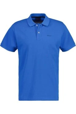 GANT Regular Fit Poloshirt Blau, Einfarbig