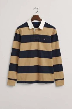 GANT Regular Fit Longsleeve Poloshirt Blau/braun, Querstreifen -Pullover Geschäft 2005092 258 7 800 1200x1200