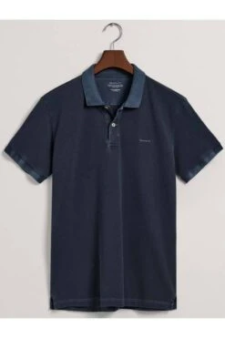 GANT Regular Fit Poloshirt Navy, Einfarbig